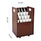 Adiroffice Mahogany, MDF Wood, 15.25 in W, 24.75 in L, 13.25 in D ADI624-MA-MK - alternate 3
